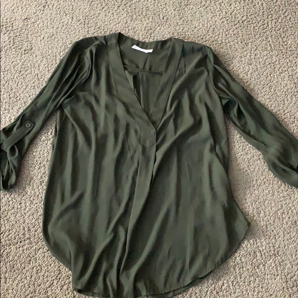 V-Neck tunic blouse